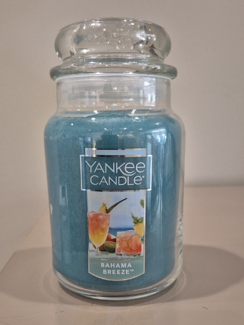Yankee Candle Bahama Breeze Large Blue Jar Candle